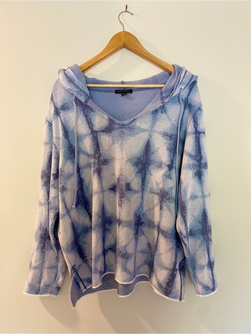 Parkhurst Tie-Dye Hooded Pullover, 100% Cotton, XL